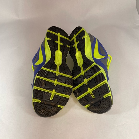Nike training in season TR2 blue and yellow lace up blue-yellow size8 pre owned - Picture 8 of 16